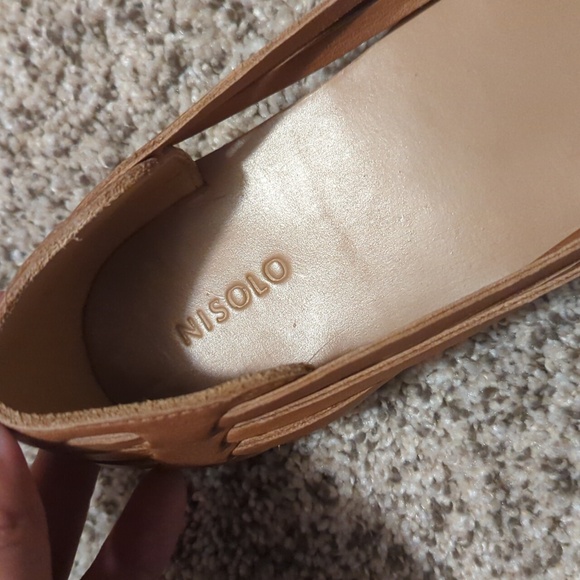 Nisolo Leather Almond Huarache Sandals - Picture 2 of 5